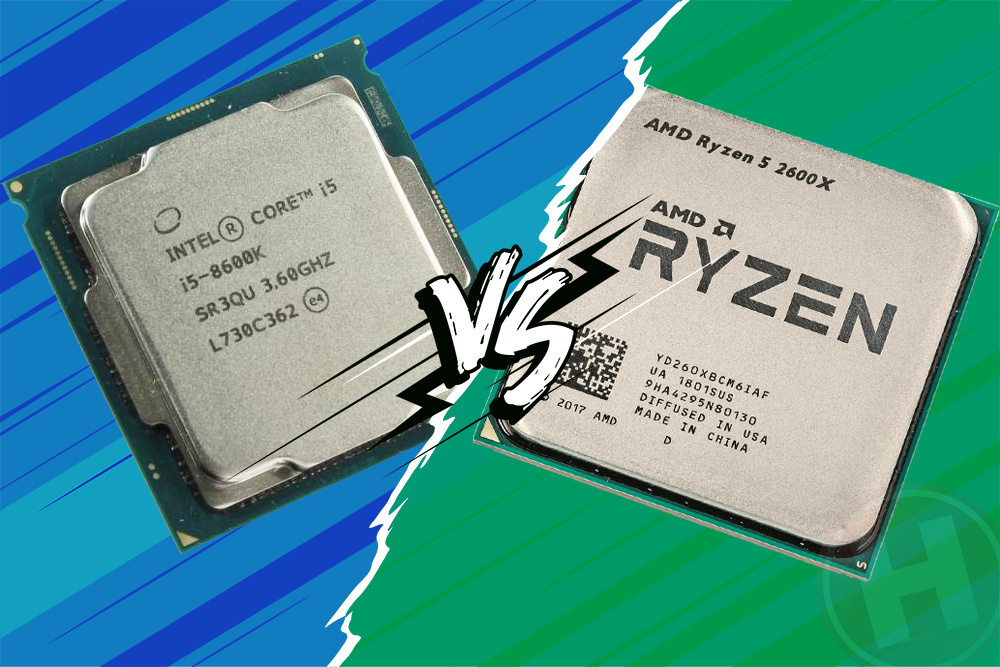 Amd Ryzen 5 2600x Vs Intel Core I5 8600k The Best Gaming | Free ...