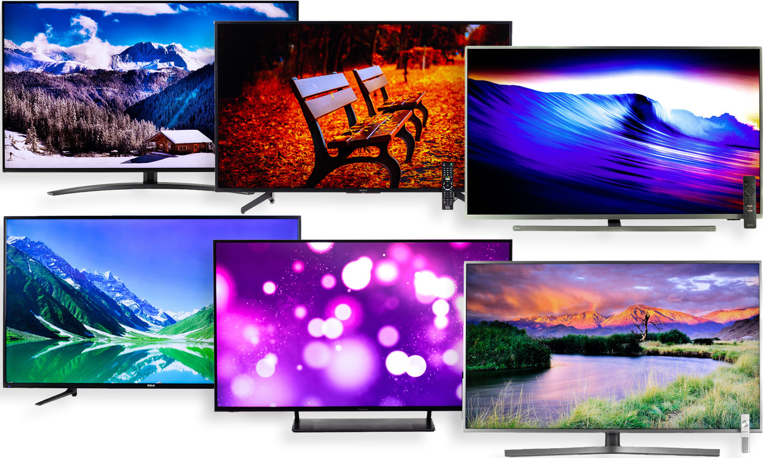 Hamburger driehoek rechtbank Roundup test: zes betaalbare 4K TV's van 50 en 55 inch - Hardware Info