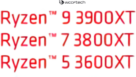 AMD Ryzen 3000 XT refresh