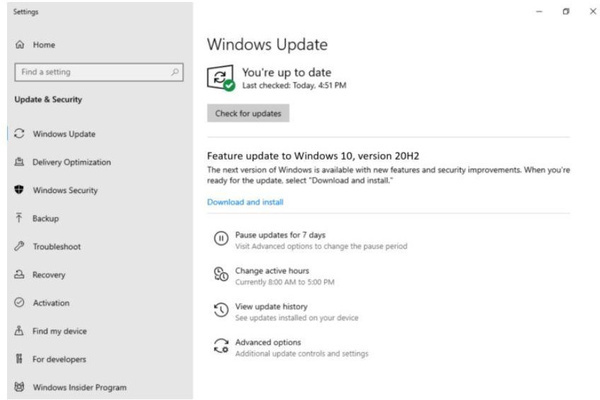Een previewversie van Windows 10 20H2 is nu al te downloaden voor Insiders