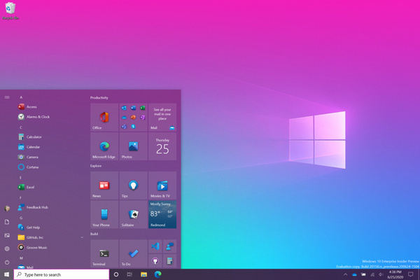 Windows 10 krijgt in 2021 een grote grafische update