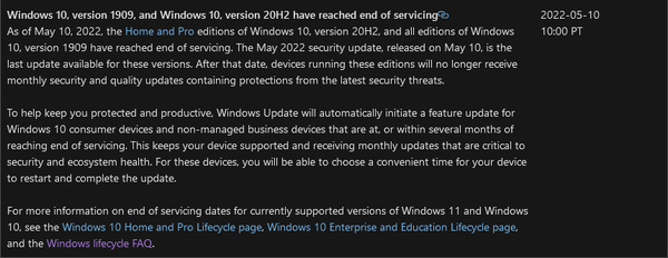 Omzet ik lees een boek Pech Gebruikers van Windows 10 1909 & 20H2 krijgen automatisch update naar  nieuwere versie - Hardware Info