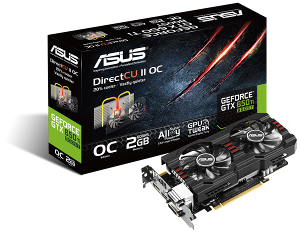 ASUS GeForce GTX 650 Ti Boost DirectCU II