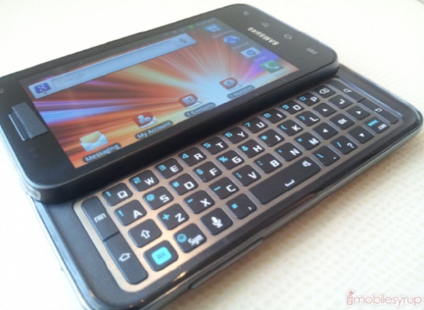 Verzamelen touw Malawi Samsung Galaxy S Slide met toetsenbord - Hardware Info