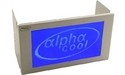 Alphacool LCD-Display 240x128 Blue Neg. Silver