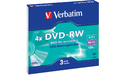Verbatim DVD-RW 4x 3pk Slim case