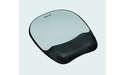 Fellowes Memory Foam Mouse Pad with Wrist Rest Silver