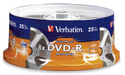 Verbatim DVD-R 8x 25pk Digital Movie Spindle