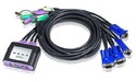 Aten 4-Port PS/2 VGA/Audio Cable KVM Switch (1.8m)
