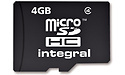 Integral MicroSDHC Class 4 4GB