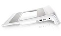 Choiix Air-Through Thin Notebook Cooling Pad with USB Hub White