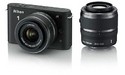Nikon 1 J1 10-30 + 30-110 kit Black