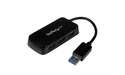 StarTech.com Portable 4-port SuperSpeed Mini USB 3.0 Hub Black