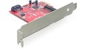 Delock 1-port SATA + 1-port mSATA PCI-e Card
