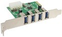 InLine 4-Port USB 3.0 PCI-e Card Low Profile