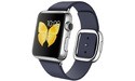 Apple Watch 38mm tainless Steel Case, Midnight Blue Modern Buckle, M