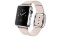 Apple Watch 38mm Stainless Steel Case, Soft Pink Modern Buckle, M