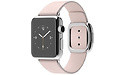 Apple Watch 38mm Medium Stainless Steel Case with Soft Pink Modern Buckle