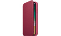 Apple Leather Folio Case iPhone X Berry