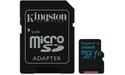 Kingston Canvas Go MicroSDXC UHS-I U3 128GB + Adapter