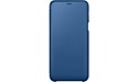 Samsung Galaxy A6 Plus Wallet Cover Blue