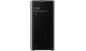 Samsung Galaxy S10 Clear View Cover Book Case Black