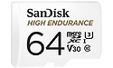 Sandisk High Endurance MicroSDXC UHS-I U3 64GB + Adapter