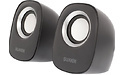Sweex Speaker 2.0 4W Black/Silver