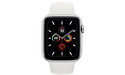 Apple Watch Series 5 44mm Silver Sport Band White