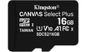 Kingston Canvas Select Plus MicroSDHC UHS-I 16GB + Adapter 2-pack