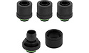 Corsair Hydro X Series XF Compression G1/4 ID/OD Fittings Four Pack Black