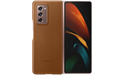Samsung Galaxy Z Fold2 Back Cover Leather Brown