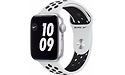 Apple Watch Nike SE 44mm Space Silver Sport Band White