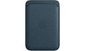 Apple Leather Wallet MagSafe Baltic Blue