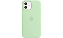 Apple iPhone 12 / 12 Pro Silicone Back Cover MagSafe Pistachio Green