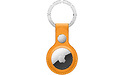 Apple AirTag Leather Key Ring California Poppy