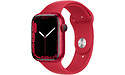 Apple Watch Series 7 45mm Red Aluminium RED Sport Band