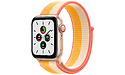 Apple Watch SE 4G 40mm Rose Gold Aluminium Mais/wit Nylon Sport Loop