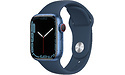 Apple Watch Series 7 Cellular 41mm Blue Sport Band Blue