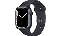 Apple Watch Series 7 4G 45mm Midnight Blue Sport Band Black