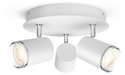 Philips Hue Adore White Ambiance 3-Spot White Round + dimmer