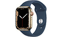 Apple Watch Series 7 4G 45mm Gold Sport Band Abyss Blue