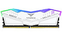 Team T-Force Delta RGB White 32GB DDR5-6400 CL40 kit