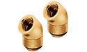 Corsair Hydro X Series 45° Rotary Adapter Twin Pack Gold