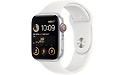Apple Watch SE 2022 GPS + Cellular 44mm Silver Sport Band White