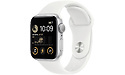 Apple Watch SE OLED 40mm Silver Sport Band White