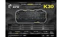 Sharkoon Shark Zone K30 Illuminated Gaming Keyboard (US)