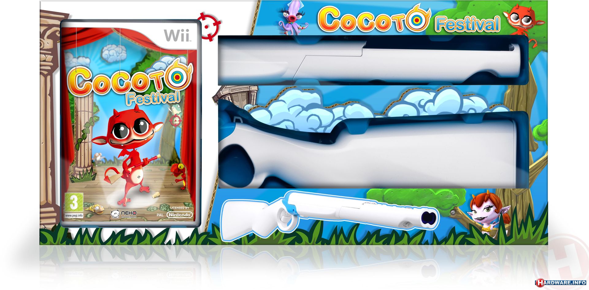 Plaats Schuldenaar Conflict Cocoto, Festival Bundle (Wii) game - Hardware Info