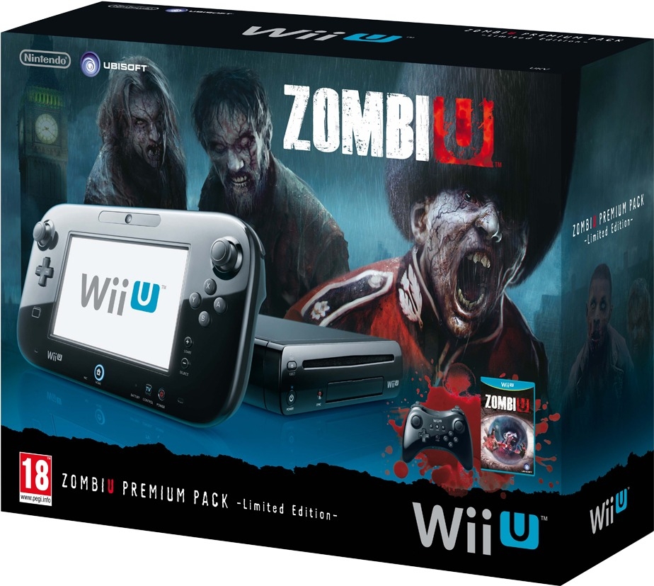 Stal Overlappen privacy Nintendo Wii U Premium Black + ZombiU console - Hardware Info