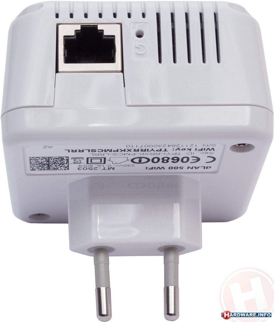 Devolo dLan 500 WiFi Network kit powerline adapter Hardware Info